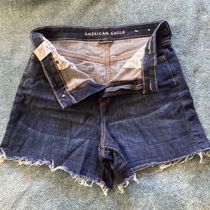 American Eagle jean shorts. High Waisted.